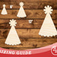 Unfinished Wood Party Hat Shape | DIY Craft Cutout | up to 46" DIY