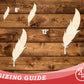 Unfinished Wood Feather Shape | DIY Craft Cutout | up to 46" DIY