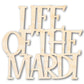 Unfinished Wood Life Of The Mardy Shape | DIY Craft Cutout | up to 46" DIY