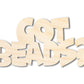 Unfinished Wood Got Beads? Shape | DIY Craft Cutout | up to 46" DIY