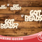Unfinished Wood Got Beads? Shape | DIY Craft Cutout | up to 46" DIY