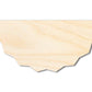 Unfinished Wood Half Banner Shape | DIY Craft Cutout | up to 46" DIY