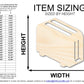 Unfinished Wood Toaster Shape | DIY Craft Cutout | up to 46" DIY