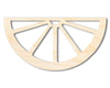 Unfinished Wood Orange Slice Shape | DIY Craft Cutout | up to 46" DIY