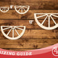 Unfinished Wood Orange Slice Shape | DIY Craft Cutout | up to 46" DIY