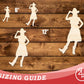 Unfinished Wood Cowgirl Shape | DIY Craft Cutout | up to 46" DIY
