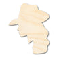 Unfinished Wood Cowgirl Silhouette Shape | DIY Craft Cutout | up to 46" DIY