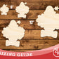 Unfinished Wood Clown Head Shape | DIY Craft Cutout | up to 46" DIY