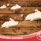 Unfinished Wood Bobsled Shape | DIY Craft Cutout | up to 46" DIY