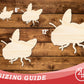 Unfinished Wood Fly Shape | DIY Craft Cutout | up to 46" DIY