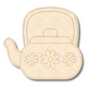 Unfinished Wood Etched Tea Kettle Shape | Paint By Line Crafts | up to 30" DIY