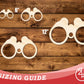 Unfinished Wood Binoculars Shape | DIY Craft Cutout | up to 46" DIY