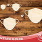Unfinished Wood Face Mask Shape | DIY Craft Cutout | up to 46" DIY