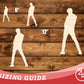 Unfinished Wood Male Idol Shape | DIY Craft Cutout | up to 46" DIY