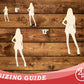 Unfinished Wood Female Idol Shape | DIY Craft Cutout | up to 46" DIY