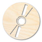 Unfinished Wood CD Shape | DIY Craft Cutout | up to 46" DIY