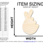 Unfinished Wood Finger Heart Shape | DIY Craft Cutout | up to 46" DIY