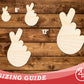 Unfinished Wood Finger Heart Shape | DIY Craft Cutout | up to 46" DIY