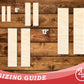 Unfinished Wood Pause Shape | DIY Craft Cutout | up to 46" DIY