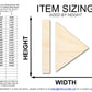 Unfinished Wood Play Pause Shape | DIY Craft Cutout | up to 46" DIY
