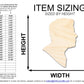 Unfinished Wood John F. Kennedy Shape | DIY Craft Cutout | up to 46" DIY