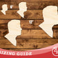 Unfinished Wood John F. Kennedy Shape | DIY Craft Cutout | up to 46" DIY
