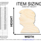 Unfinished Wood Donald J. Trump Shape | DIY Craft Cutout | up to 46" DIY