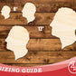Unfinished Wood Franklin D. Roosevelt Shape | DIY Craft Cutout | up to 46" DIY