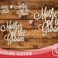 Unfinished Wood Mother of the Groom Shape | DIY Craft Cutout | up to 46" DIY