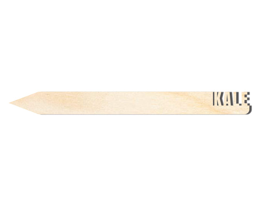 Unfinished Wood Kale Garden Stake | DIY Craft Cutout | up to 24" DIY