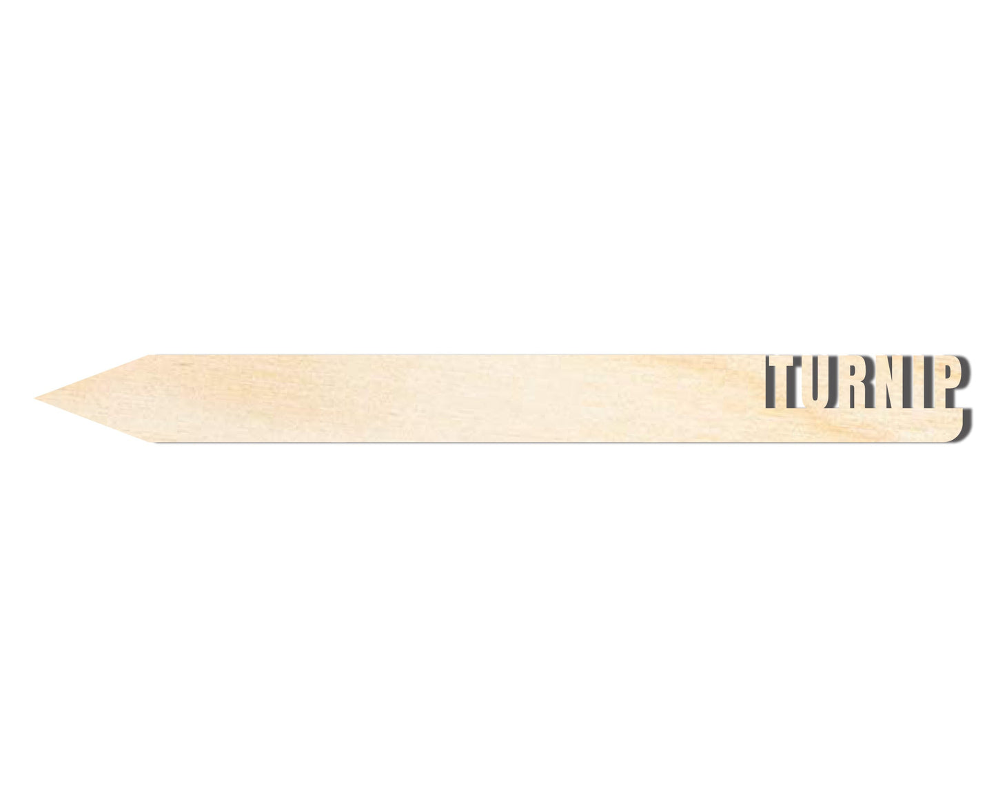 Unfinished Wood Turnip Garden Stake | DIY Craft Cutout | up to 24" DIY