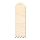 Unfinished Wood Rounded Zig Zag Bookmark Shape | DIY Craft Cutout | up to 12" DIY
