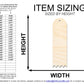 Unfinished Wood Rounded Zig Zag Bookmark Shape | DIY Craft Cutout | up to 12" DIY