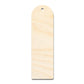 Unfinished Wood Rounded Simple Bookmark Shape | DIY Craft Cutout | up to 12" DIY