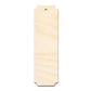 Unfinished Wood Rounded Notched Bookmark Shape | DIY Craft Cutout | up to 12" DIY