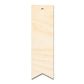 Unfinished Wood Ribbon Point Bookmark Shape | DIY Craft Cutout | up to 12" DIY
