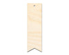 Unfinished Wood Ribbon Point Bookmark Shape | DIY Craft Cutout | up to 12" DIY