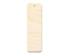 Unfinished Wood Round Edge Bookmark Shape | DIY Craft Cutout | up to 12" DIY