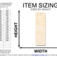Unfinished Wood Round Edge Bookmark Shape | DIY Craft Cutout | up to 12" DIY