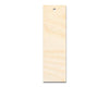 Unfinished Wood Sharp Edge Bookmark Shape | DIY Craft Cutout | up to 12" DIY
