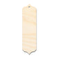 Unfinished Wood Sharp Pointp Bookmark Shape | DIY Craft Cutout | up to 12" DIY