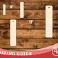 Unfinished Wood Round Rectangle Bookmark Shape | DIY Craft Cutout | up to 12" DIY