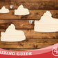 Unfinished Wood Platform Slipper Shape | DIY Craft Cutout | up to 46" DIY
