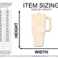 Unfinished Wood Travel Jug Shape | DIY Craft Cutout | up to 46" DIY