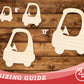 Unfinished Wood Toy Car Shape | DIY Craft Cutout | up to 46" DIY