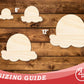 Unfinished Wood Mood Octopus Shape | DIY Craft Cutout | up to 46" DIY