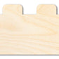 Unfinished Wood Building Block Shape | DIY Craft Cutout | up to 46" DIY