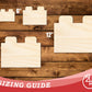 Unfinished Wood Building Block Shape | DIY Craft Cutout | up to 46" DIY