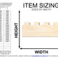 Unfinished Wood Large Building Blocks Shape | DIY Craft Cutout | up to 46" DIY