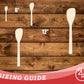 Unfinished Wood Spatula Shape | DIY Craft Cutout | up to 46" DIY